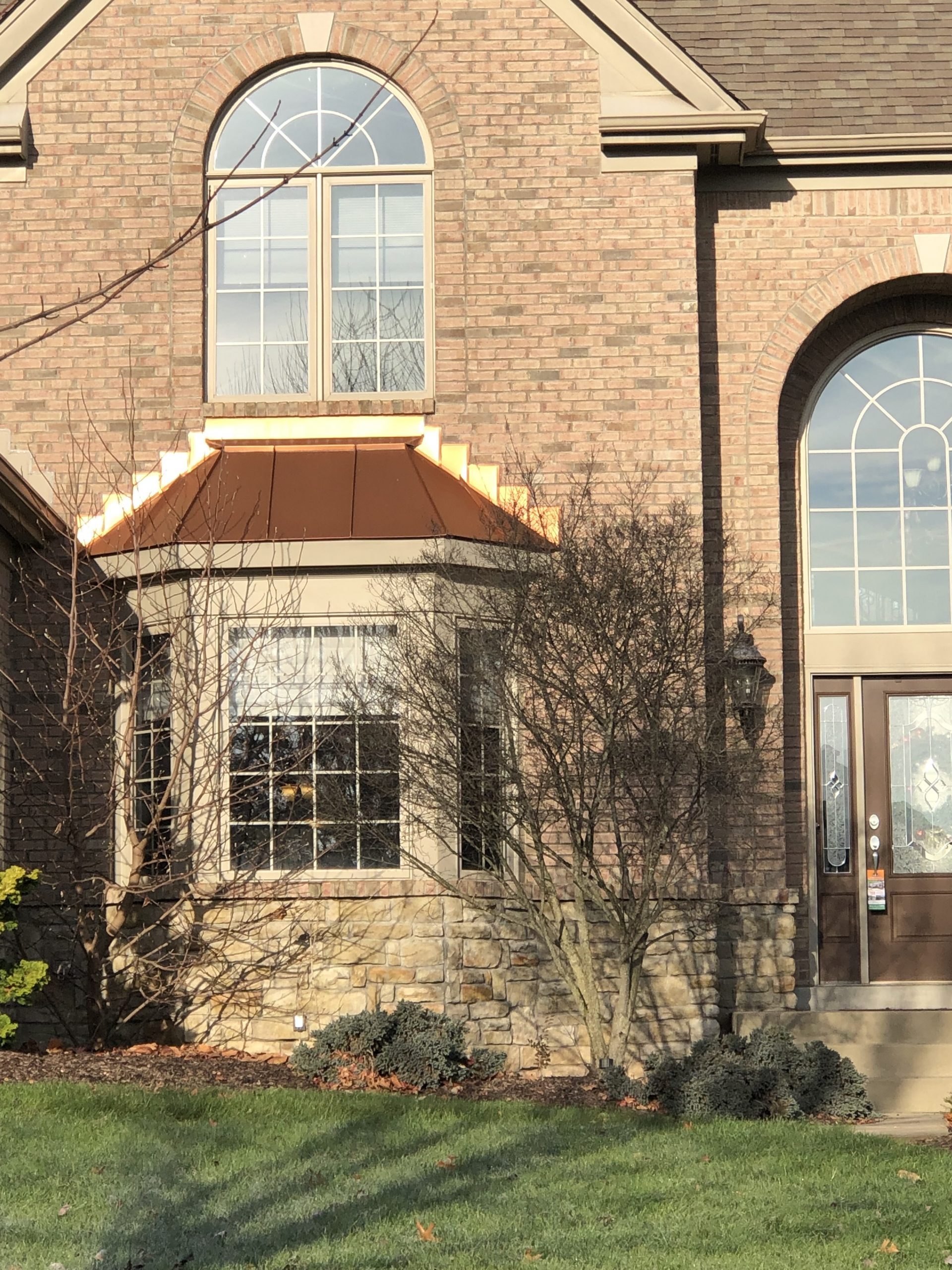 Copper roofing