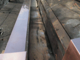 Copper Box Gutter In Progress