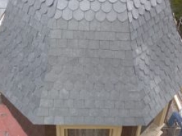 Slate w Ornate Metalwork
