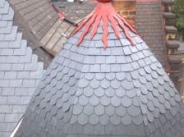 Slate w Ornate Metalwork