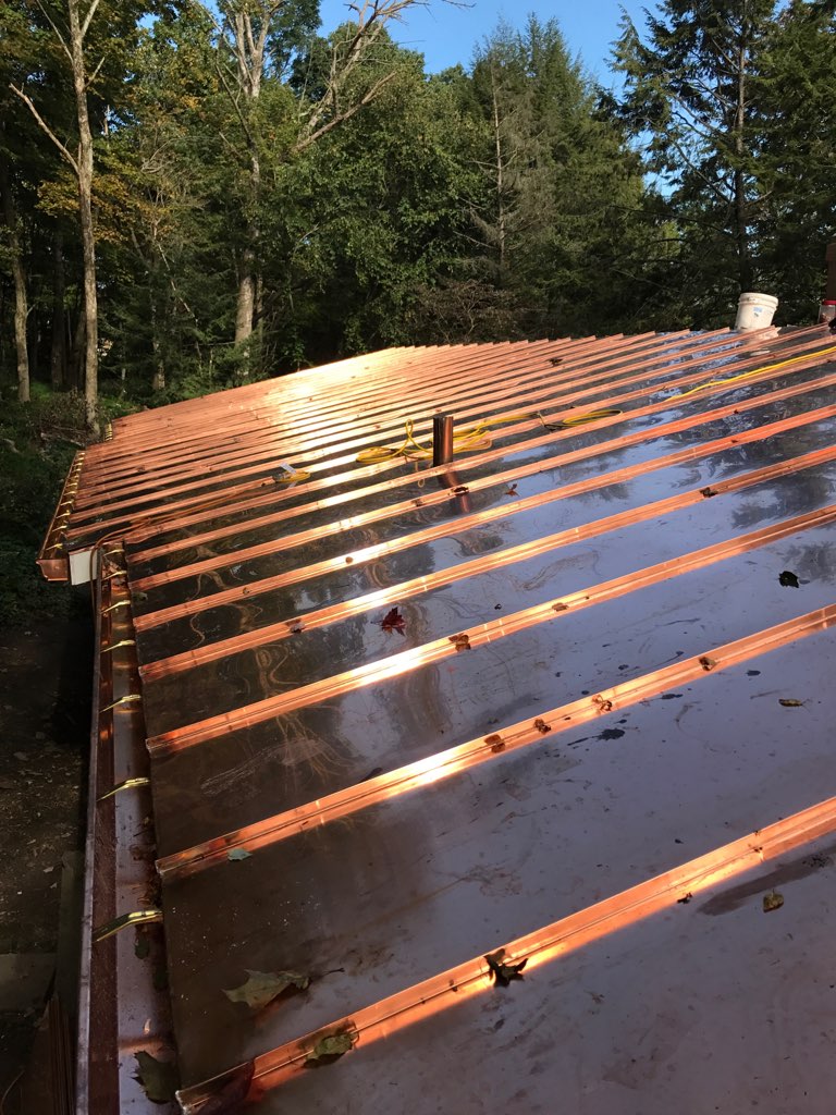Standing seam roof