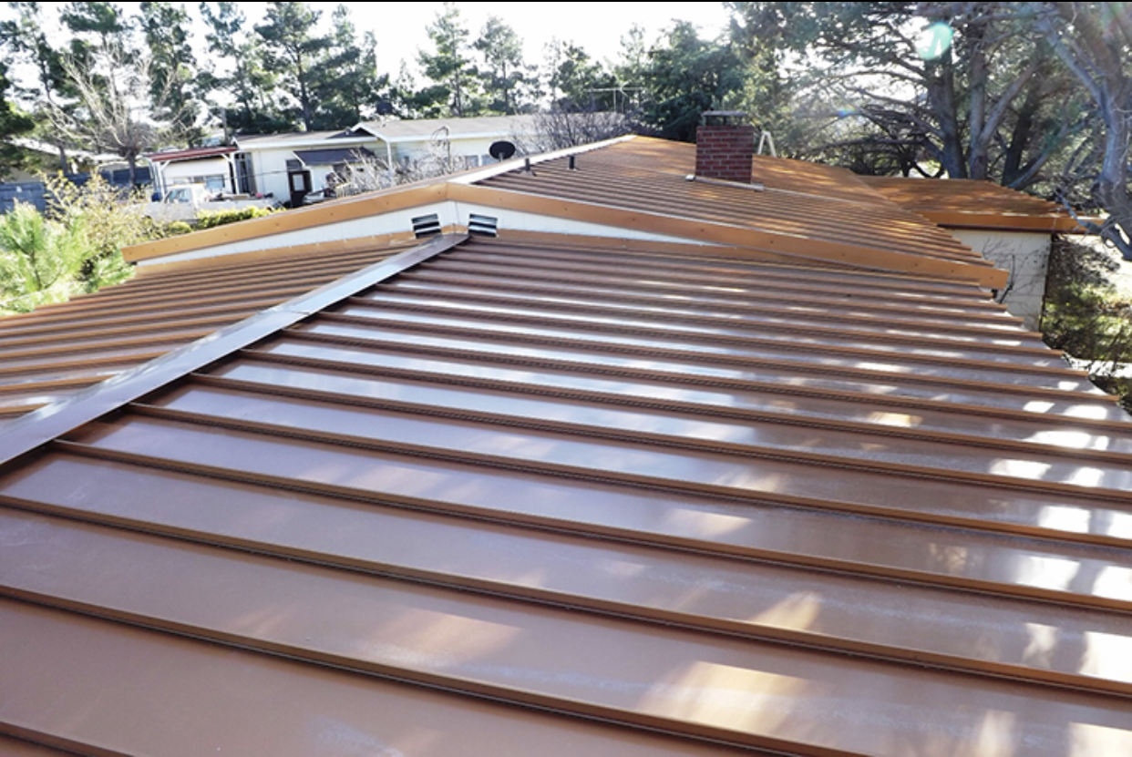 Copper Standing Seam