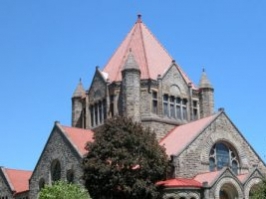 Church Clay Tile Roof